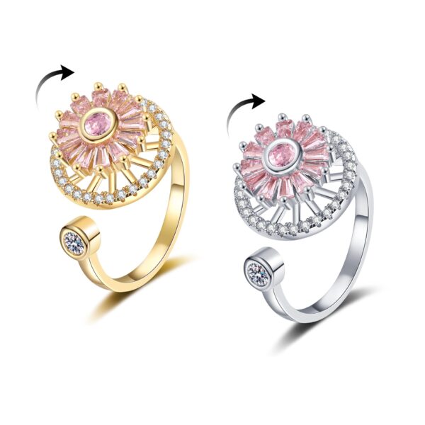 O1CN01oor70T1Qrn5rEUQAf_2209240342030-0-cib Wholesale Copper Spinning Clover Opening Adjustable Ring