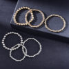 O1CN01opDxS81p9gznjDRGJ_2530495318-0-cib Wholesale All-match 4/5/6/8mm Beads Couple Beach Style Geometric Elastic Bracelet Set