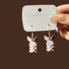 O1CN01opddln1onFdniwTlO_2059265269-0-cib Wholesale Halloween Funny Animal Fashion Versatile Earrings