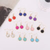 Wholesale Marble Alloy Earrings