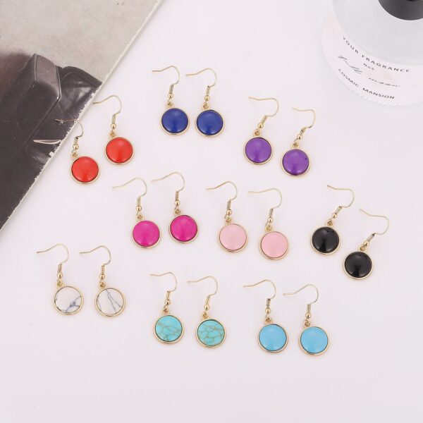 Wholesale Marble Alloy Earrings