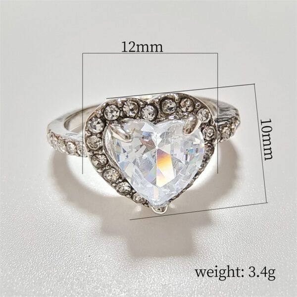 O1CN01or5G1h1YftWTqLDFA_2215706483087-0-cib Wholesale Silver Simple and Exquisite Heart shaped Love Set Diamond Fashion Rings