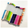 Wholesale Beadable Pencils DIY Metal Colored Eternity With Eraser