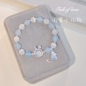 Cat's Eye Donut Rabbit Bracelet