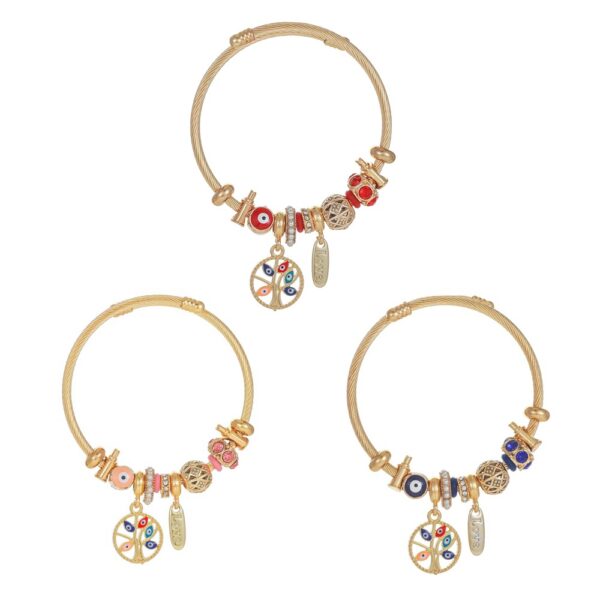 O1CN01owVrjz1jloQlZ3qGv_2208041764589-0-cib Wholesale Devil's Eye Tree of Life Stainless Steel Open Bracelet