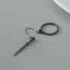 Wholesale Gothic Dark Cross Sword Tassel Alloy Ring