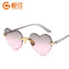 Wholesale PC Frameless Cut Edge Love Sunglasses