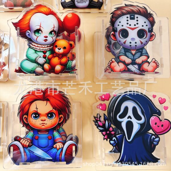 Wholesale 10cm Popular Creative Cartoon DIY Acrylic Pen Holder OLY Exclusive