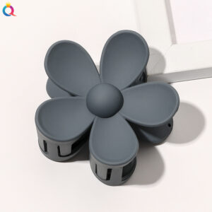 Frosted Big Flower Hairpin-Blue Grey / Factory direct sales