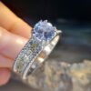 Wholesale Metal Two-Tone Diamond Ring
