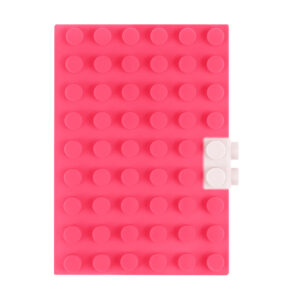 A6 (button color random hair) / A6 Dot Notebook (Pink 001#)
