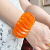 Wholesale Fashion Mixed Color Acrylic Resin Bracelet