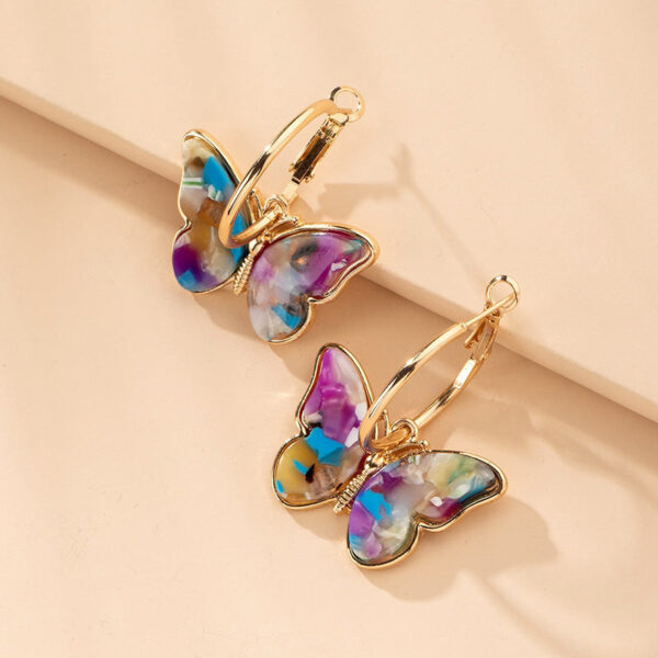 O1CN01pEYE1G2MGuWGi3nmg__2211772399801-0-cib Wholesale Butterfly Alloy Ear Studs