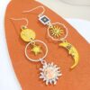 Wholesale Bohemian Star and Moon Earrings