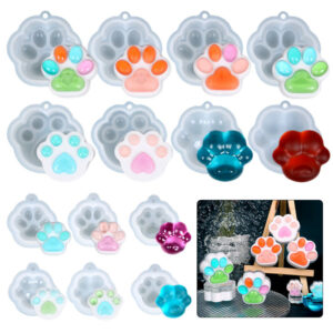 Wholesale  DIY Mini Dog Paw Silicone Mold