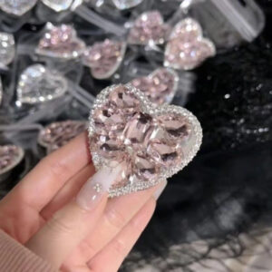 Wholesale Pink Diamond Plastic Phone Holder