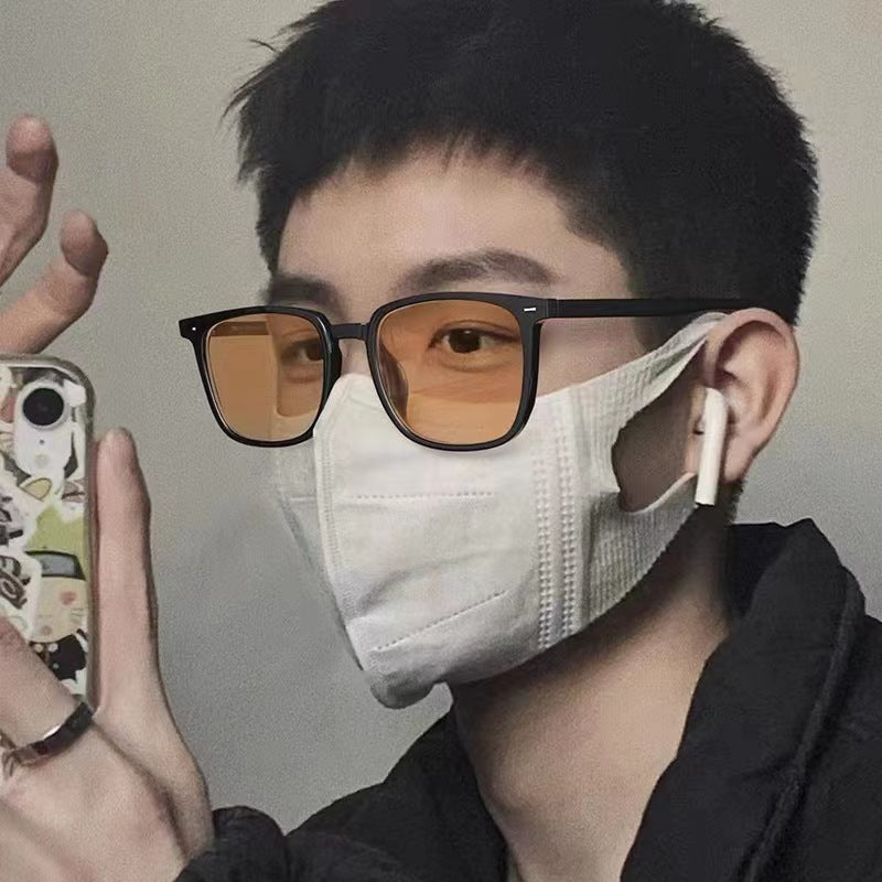 Wholesale Large Frame Anti-blue Light PC Sunglasses