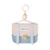 Wholesale PU Mini School Bag Type Coin Purse Keychain