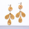 Wholesale Leaf Shape Series Twigs Flowers Earrings