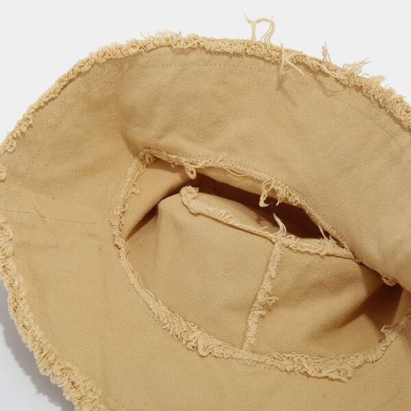 Wholesale Washed Cotton New Fringe Fisherman Hat