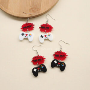 O1CN01pLzW051tTAN3H9WgP__2207988525902-0-cib Wholesale Game Controller Creative Earrings Acrylic