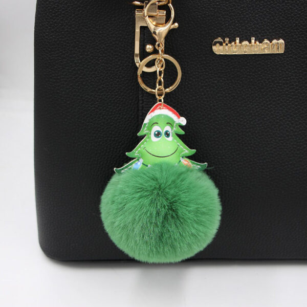 Wholesale Christmas Tree Plush Keychain