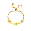 Wholesale Vintage Gold Titanium Steel Pull-out Three-dimensional Butterfly Bracelet