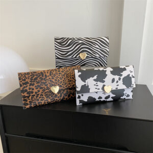 Wholesale Cow Pattern Clutch Envelope Document Bag