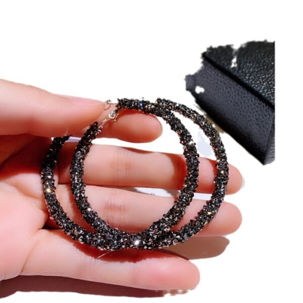 Wholesale Personalized Hoop Zirconia Copper Earrings