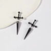 Wholesale New Gothic Sword Ladies Alloy Stud Earrings