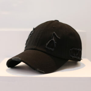 Ripped duck tongue-Black / Adjustable