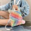 O1CN01pSYdvg1e7tkmfmw67_2214526063825-0-cib Wholesale Colorful Children's Hair Ball Unicorn Sequin PVC Backpack