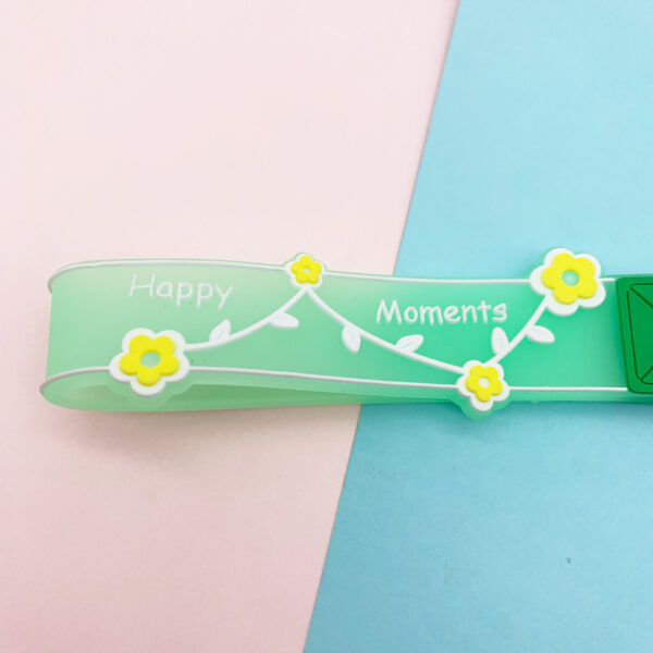 Wholesale Soft Gum Candy Color Lanyard Keychains