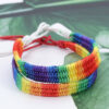 Wholesale Rainbow Hand Woven Bracelet