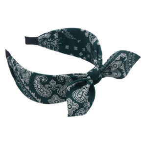 Cashew dark green bow