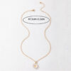 Wholesale White Drip Flower Alloy Necklaces