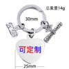 Wholesale Season of Graduation Gift Heart-shaped Color Printing Stainless Steel Keychain