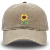 O1CN01pYVccw1SWpymsEQrh_2215918662255-0-cib Wholesale Washed Cotton Sunflower Baseball Caps