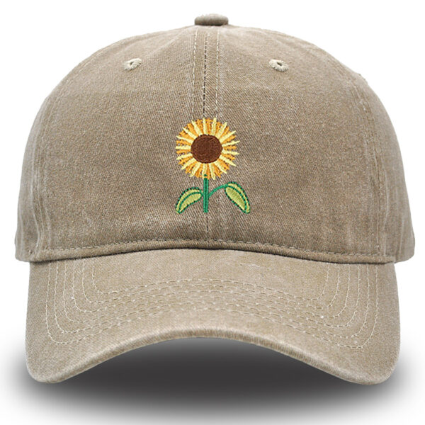 O1CN01pYVccw1SWpymsEQrh_2215918662255-0-cib Wholesale Washed Cotton Sunflower Baseball Caps