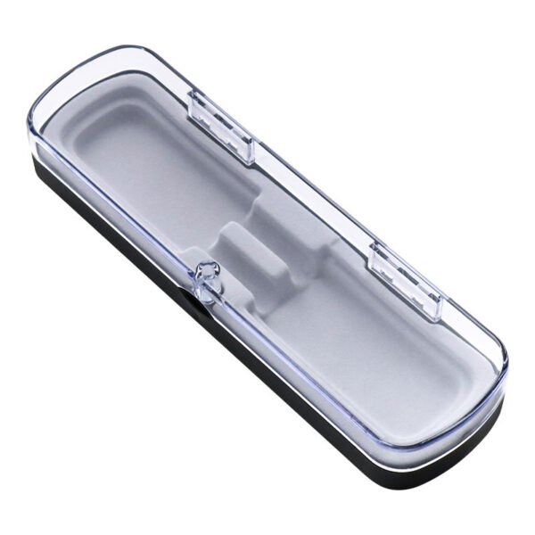 Wholesale Hair Flip Top Magnet Box Plastic Transparent Pen Case