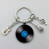 Wholesale Classic Style Vinyl Vintage Gramophone Record Dome Glass Keychain