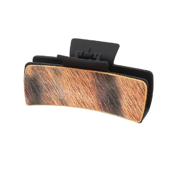 Wholesale Western Style Horse Hair Leather Hair Clips