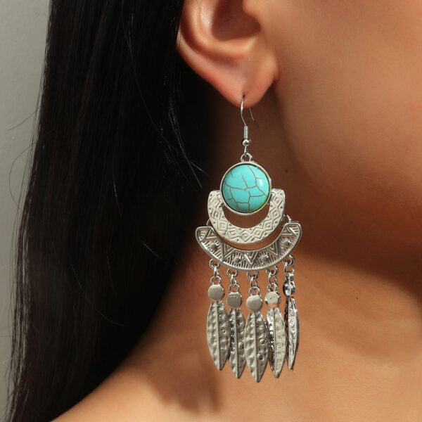 Wholesale Bohemian Turquoise Vintage Earrings