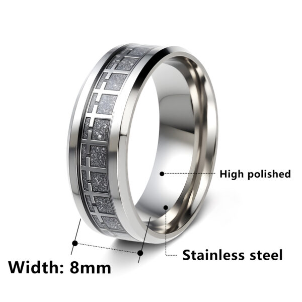 Wholesale Stainless Steel Cross Men's Rings