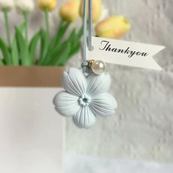 Wholesale Cherry Blossom Diffuser Stone Pendant Car Aromatherapy Pendant