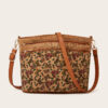 Wholesale Retro Ethnic Style Shoulder Bags, Kraft Paper Crossbody Bags