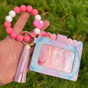 Love pink ink painting