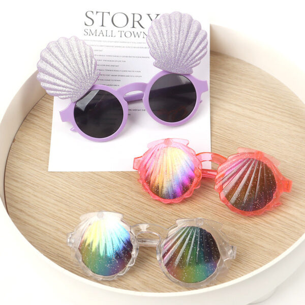 Wholesale Painted Shell Kids Sunglasses AC