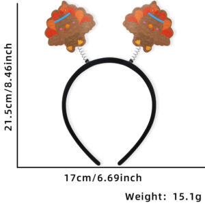 Two turkeys D headband / Free size