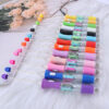 Wholesale LED Light DIY Four-color Visible Transparent Underlined Markers, Press The Ballpoint Pen For Beadable For DIY For Craft